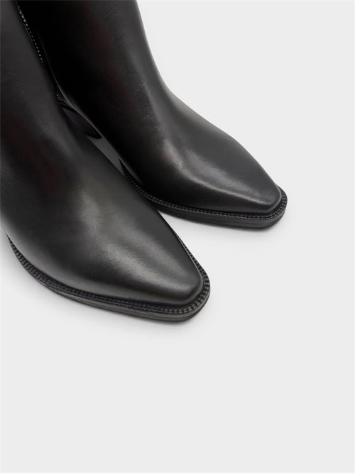 Stivaletto texano in pelle nero IL LACCIO | 9237VITELLONERO